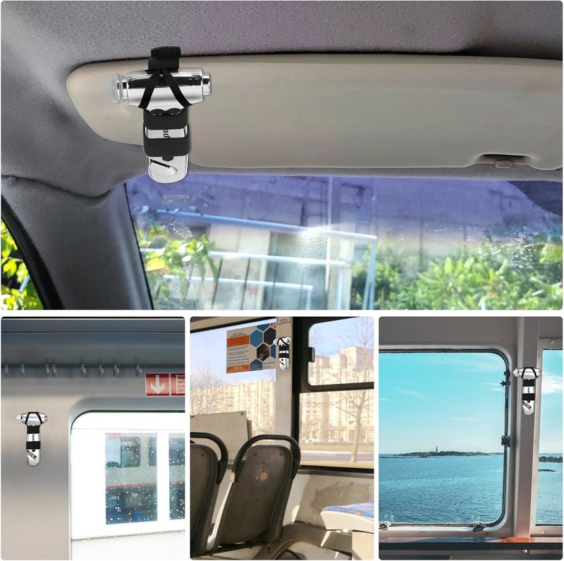 Yiader Store Glass Breaker, 3-in-1 Emergency Escape Tool with seat Belt Cutter and Glass Breaker, Safety Emergency Car Escape Tool for Car, Electroplating Silver - Image 5